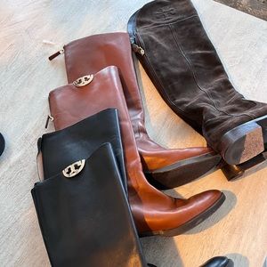 Three pairs of Tory Burch Boots